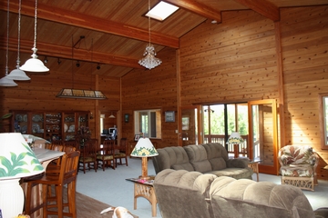 Custom remote home by Mauna Loa Cedar Homes
